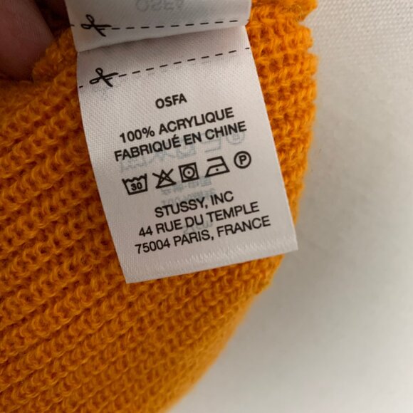 Stussy Orange Beanie - Picture 6 of 7